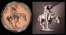2026 Liberia End of the Trail by James Earle Fraser 5 oz Copper w/ COA
