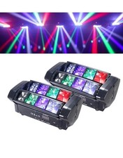 LED Mini Spider Moving Head Light 8x5W RGBW Stage Lighting RGBW Beam