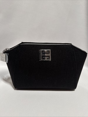 Givenchy Parfums Iconic Black Pouch Fabric Cosmetic Bag Travel