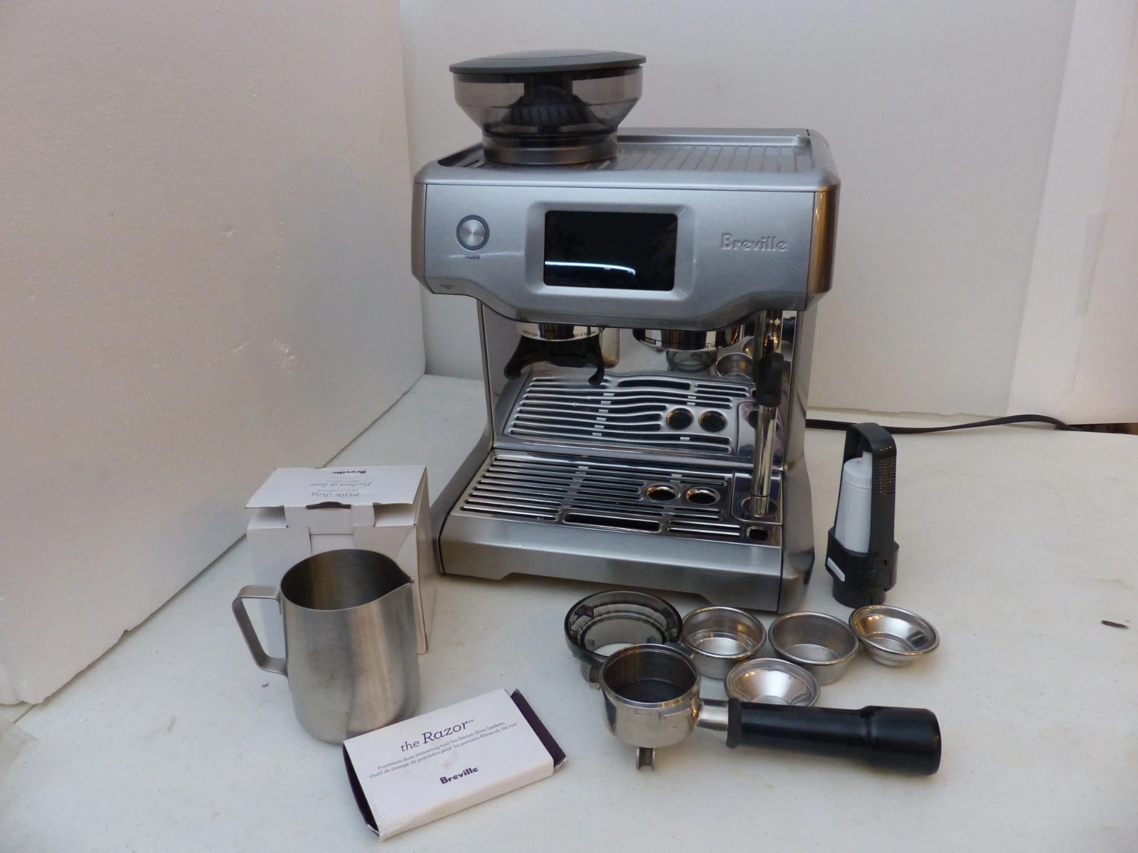 Breville the Barista Touch Espresso Machine - Brushed Stainless Steel...
