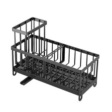 Kitchen Sink Organizer Sponge Holder Soap Dish Drain Brush Storage Rack