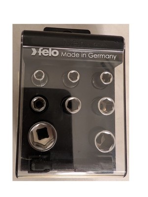 Felo Profi Stecknuss Box 9-teilig - SW 4,0 - 13,0 mm, NEU+OVP
