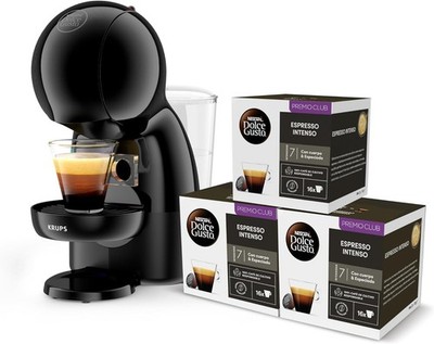 Krups Nescafé Dolce Gusto Piccolo XS, 15-bar capsule coffee machine, 0.8L capaci