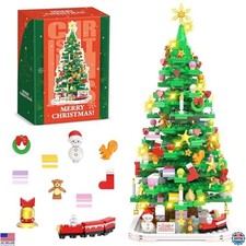 Wowok 1102-Piece Christmas Tree Building Blocks Set - Fun Toy for Kids  Adults