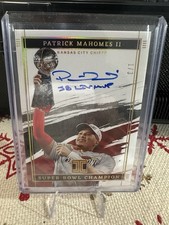 Patrick Mahomes 2022 Impeccable On Card Inscription Auto /3