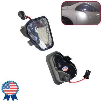 2pc Car LED Side Mirror Puddle Lights For VW Scirocco 2009-2017 OE 3C8945291