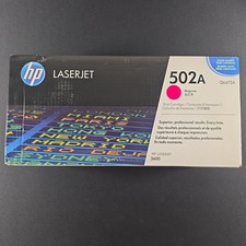 NEW Genuine HP 502A Toner Cartridge Q6472A Magenta for HP Color LaserJet 3600