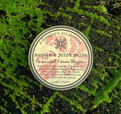 muscle & joint salve , muscle rub , joint balm , herbal ointment , pain relief