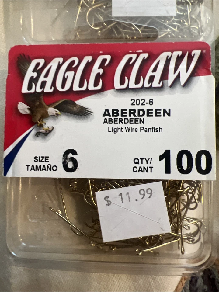 🔥🚨Gancho Aberdeen Garra de Águila Dorado Talla 6, 202-6/Cantidad 100 Cada uno Total 300 Foto 2 de 2