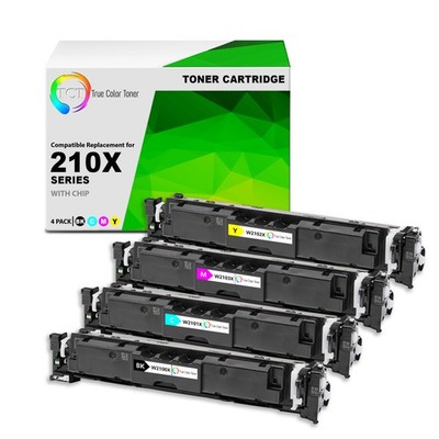4Pk TCT Premium 210X BCYM HY for Compatible HP LaserJet Pro 4201 Toner Cartridge