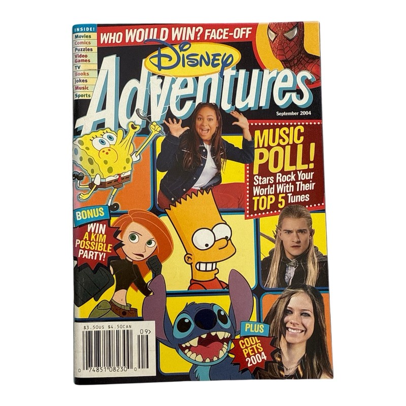 Disney Adventures Magazine September 2004