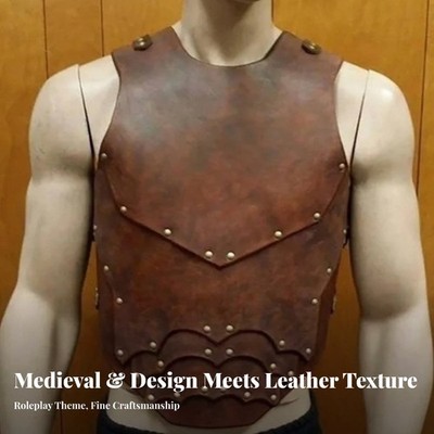 Single Pauldron Harness verstellbare Riemen Schulterschutzausrüstung Nieten