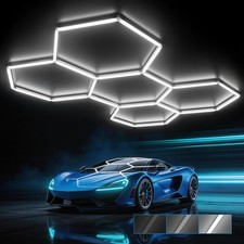 5 Grids Hex Shop Light, Hexagon LED Lights fo...
