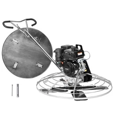 Power Walk-Behind Cement Trowel 46” 14HP Gas-Powered with Float Pan Blade