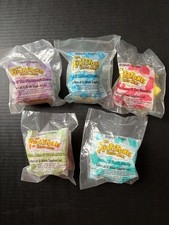 Vintage McDonald's Flintstones Houses Buildings Toys 1993 Complete Set of 5 NEW 