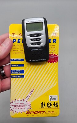 New Sportline Talking Calorie Counter Pedometer