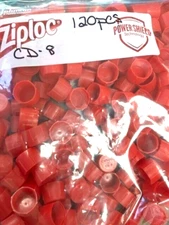 CAP, THREADED PLASTIC 1/2'', CAPLUGS CD-8 PACK 120