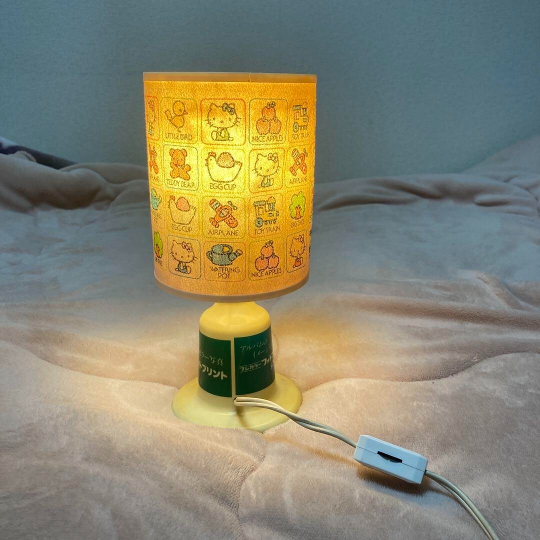 Hello Kitty Rare Room Lamp Vintage Sanrio USED From Japan Rare