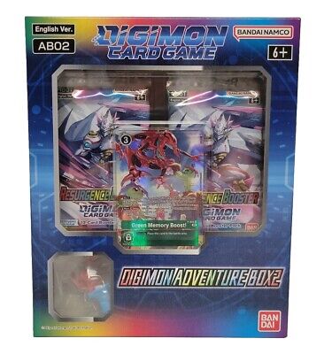 4) Digimon Adventure Box 2 Figure Agumon Veemon Tyrannomon Memory Counter  Set
