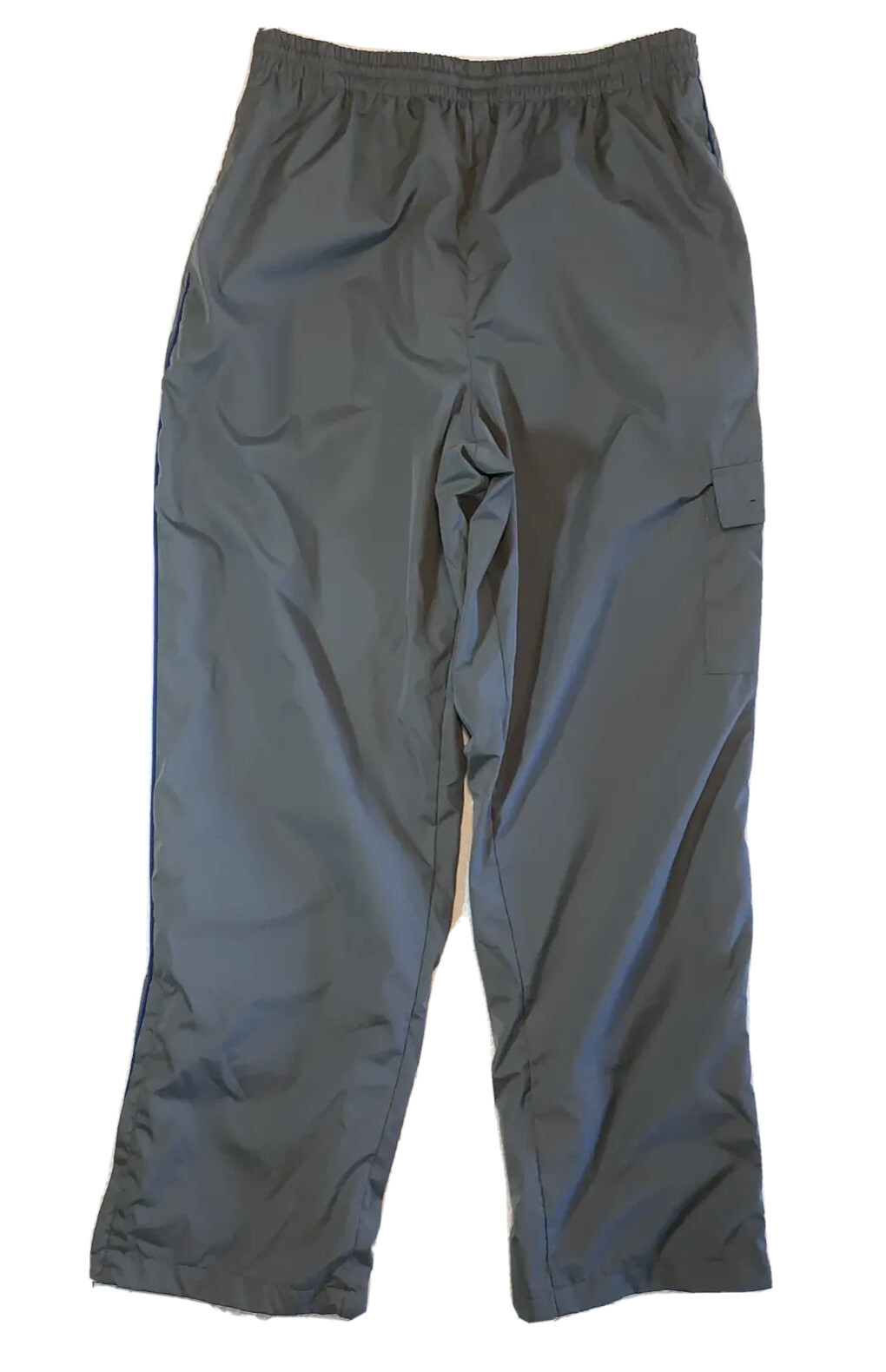 Pantaloni frangivento vintage Fila da uomo grigio L tasca cargo anni '90 streetwear foderato Y2K