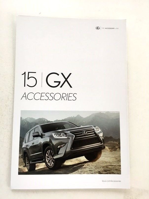 2015 Lexus GX GX470 Factory Accessories Brochure Folder | eBay