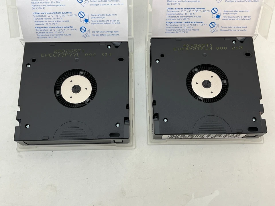 2 X Cinta LTO Biblioteca Cinta de Limpieza Cinta de Limpieza UN353 Foto 3 de 4