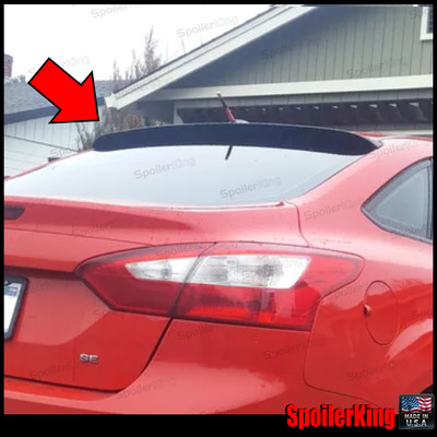 SpoilerKing #380R Rear Window Roof Spoiler (Fits: Ford Focus 2011-2018 4dr)