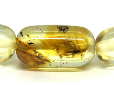 AMBER BRACELET Insect Gift Inclusion Barrel Beads Insects Baltic Bead 6,3g 13710