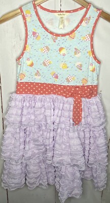 Matilda Jane Brilliant Daydream Let's Eat Cake birthday tulle dress Size 12  Sodt | eBay