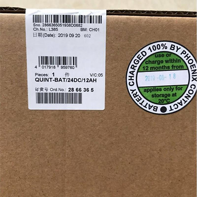 Bloc D'alimentation PHOENIX CONTACT QUINT-BAT/24DC/12AH - Alimentation 24V 12Ah Neuve