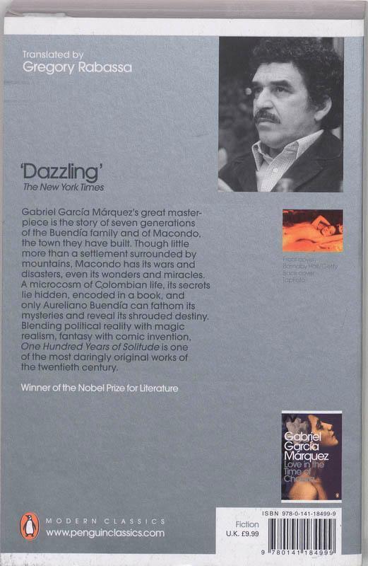Thumbnail - One Hundred Years Of Solitude | Gabriel Garcia Marquez | 2000 |