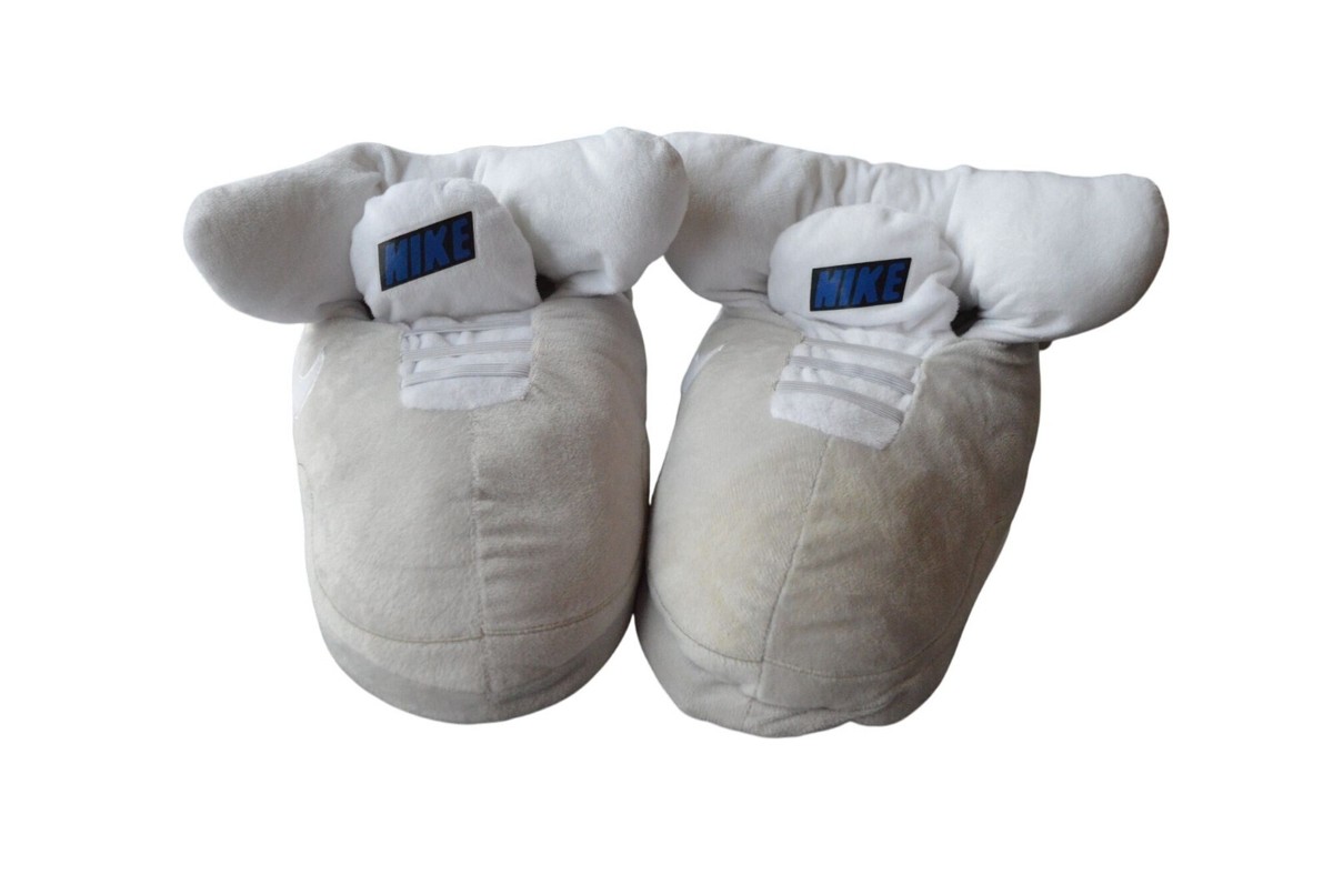 Nike Air Mag slippers Cozy *RARE* Fits L/XL MAGS™ Gray Hi Top Sneaker Slippers | Banned Goods – B GOODS main image 2