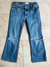 Wrangler Boys Size 8 Regular Denim Blue Jeans Adjustable Waist classic Boot