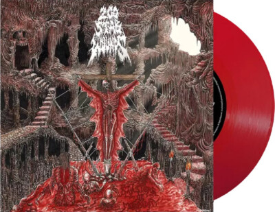 200 Stab Wounds  Masters Of Morbidity  redblack marbled vinyl 7  Ohio DeathMetal