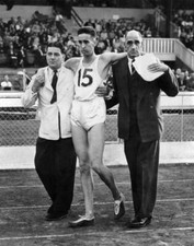 Ken Norris races Pirie out six miles Gordon Pirie created ath- 1955 Old Photo