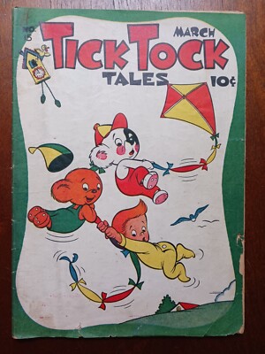 Tick Tock Tales #15 Magazine Enterprises 1947 Golden Age