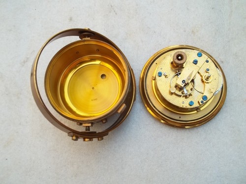 Vintage Royal Navy H.S. 1 2 Day Thomas Mercer Marine Chronometer - Picture 15 of 18