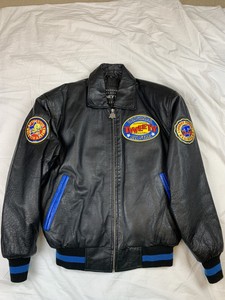 all leather varsity jacket