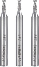 3Pcs 3mm CNC Carbide End Mill 2-Fulte Mill Cutter,Tungsten CNC Router Bits