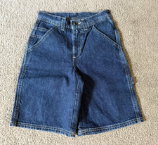 VTG Y2K NOS Gap Workwear Kid's Carpenter Denim Jean Shorts Jorts - Youth Size 8