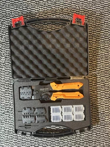 Handy CRIMPING TOOL SET 3 Inter-Changeable Die Plates Japanese ENGINEER PAD-02