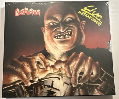 Destruction - Live Without Sense CD 2018 High Roller - HRR 550CD [Slipcase] NEW