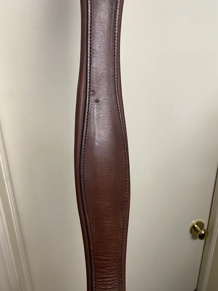 NUEVO CON ETIQUETAS 50” Perri’s Acolchado Extremo Dividido Superposición Circunferencia Newmarket Hunter Jumper Escolar Foto 4 de 4