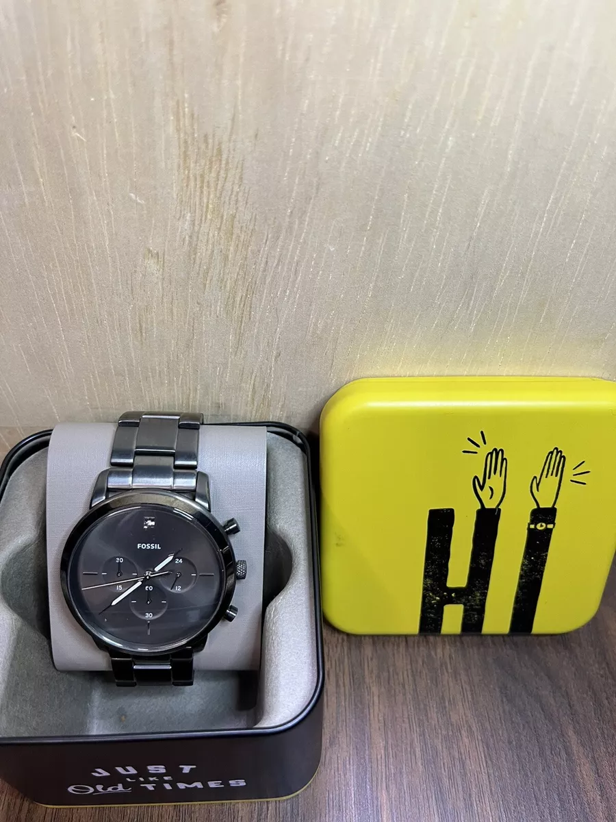Fossil outlet charcoal watch