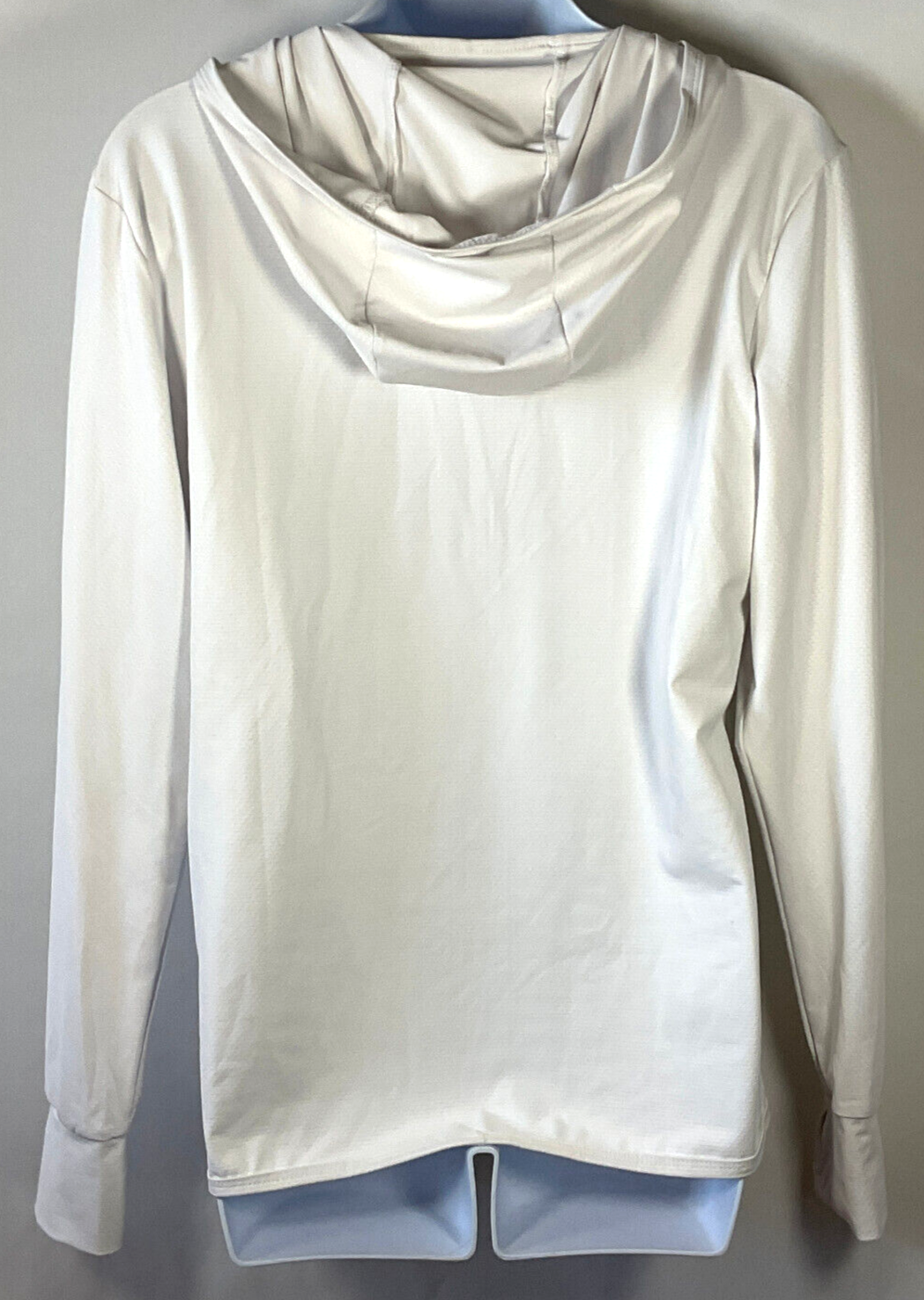 FILA Felpa con cappuccio full zip bianca US Rowing UPFV 50+ donna S