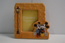 Vintage Disney Mickey and Minnie Characters Ceramic Frame Photo Stand Disneyland
