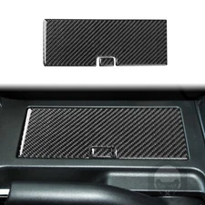For Grand Vitara 2006-2013 Carbon Fiber Water Cup Holder Storage Box Panel Trim