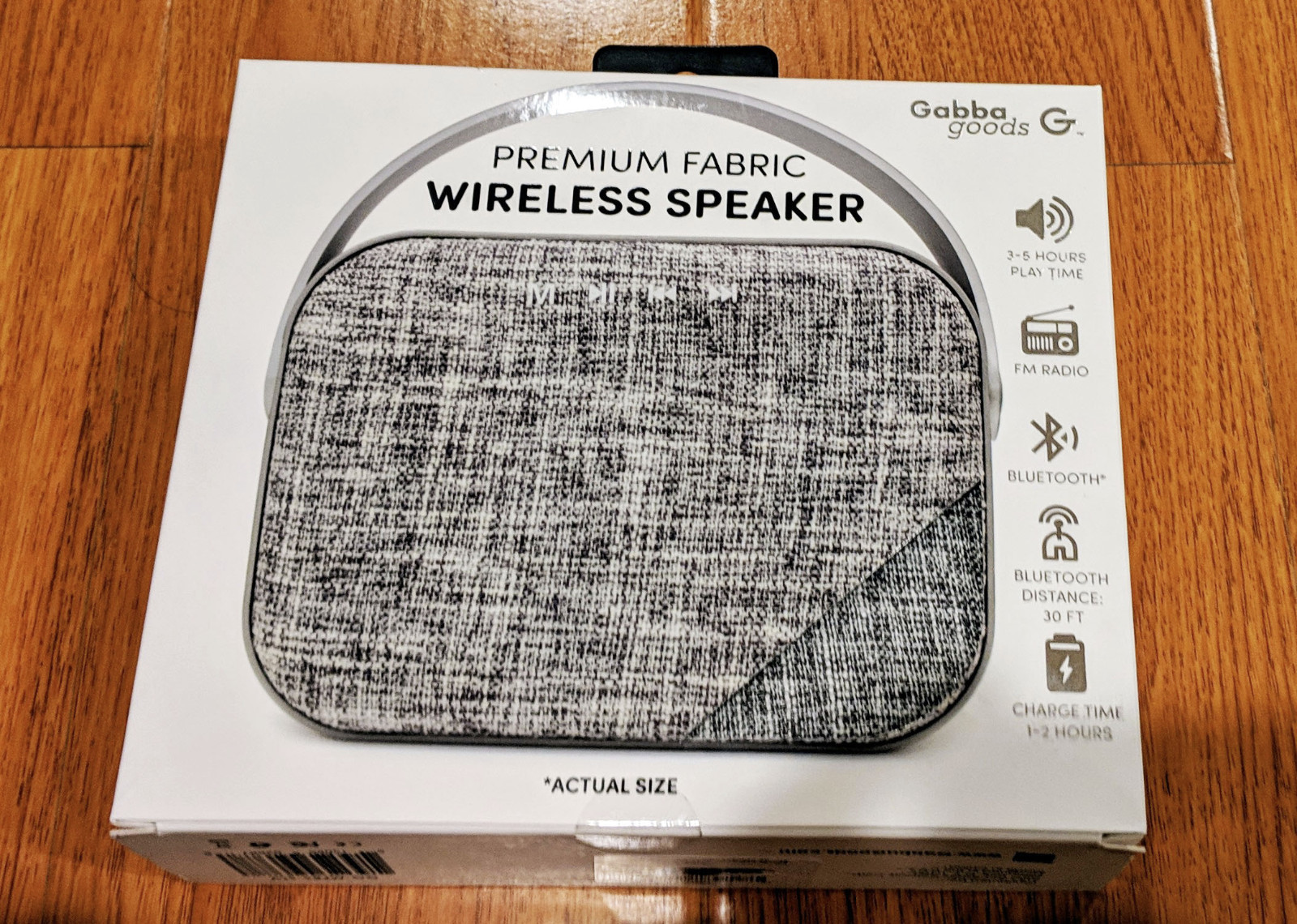 gabba goods premium fabric wireless speaker