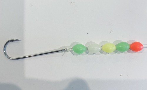 ** Sea Fishing Rigs 5 X 2 Hook Flapper Bass/Flat Fish Rigs - Picture 3 of 3
