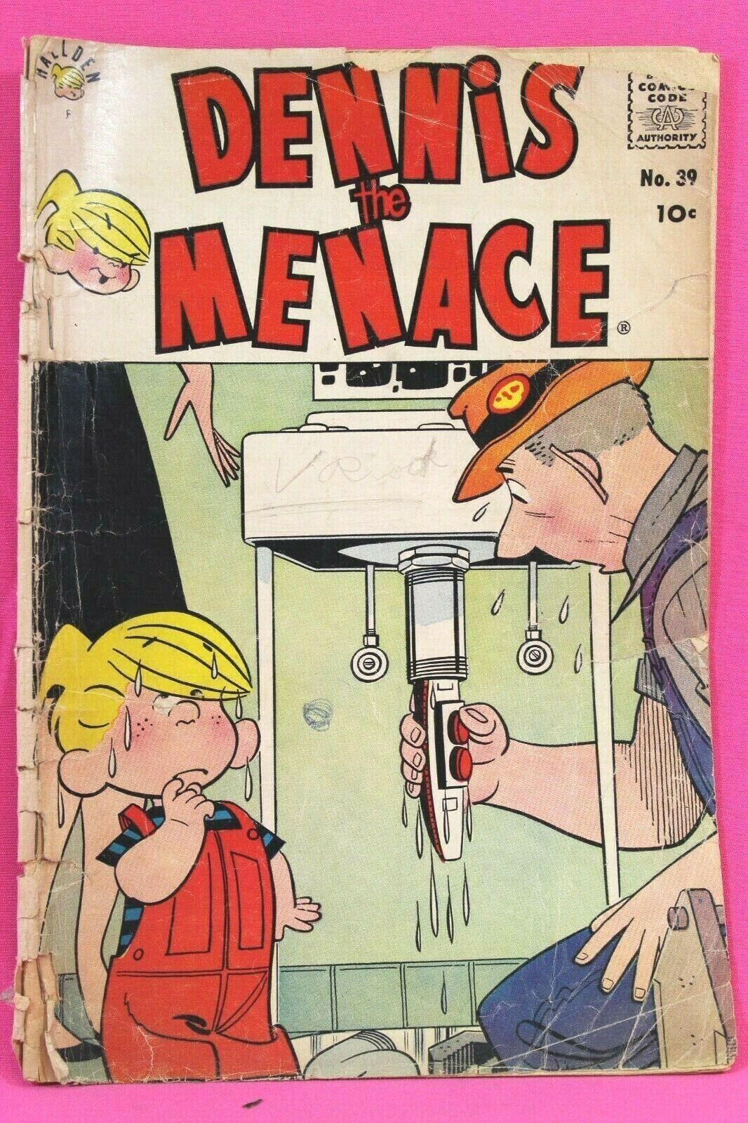 Dennis the Menace #39 November 1959 Comic Hallden Comics PR